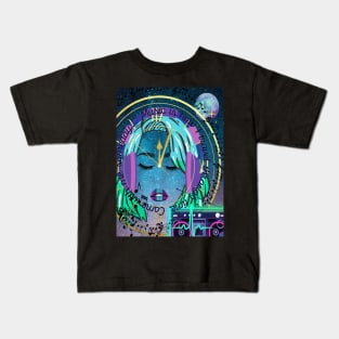 Music Is How I Travel Through Time Kids T-Shirt